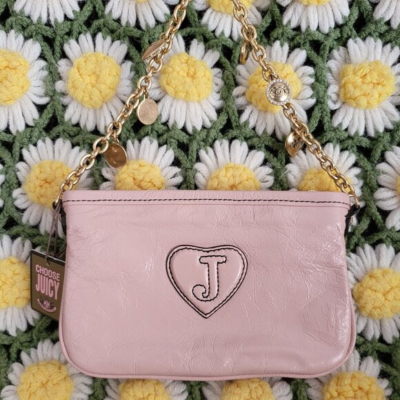 Juicy Couture Pink Leather Small Bag - Picture 4 of 15